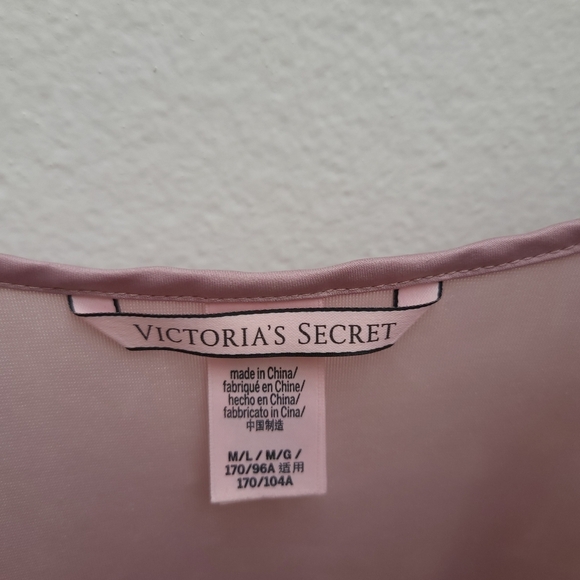 Victoria Secret pink night gown dress velvet - Picture 3 of 5